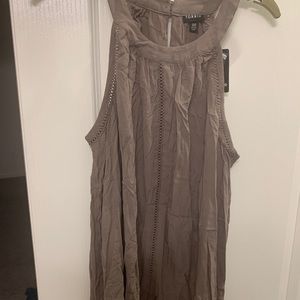 BNWT lace crinkle blouse